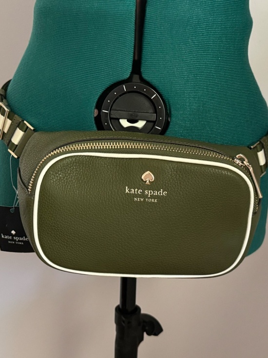 kate spade Handbags - Kate Spade Army / Olive Green Fanny Pack NWT